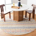 thumbnail image 2 of SAFAVIEH Astoria Brion Southwestern Area Rug, Ivory/Blue Rust, 6'7" x 6'7" Round, 2 of 8