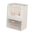 thumbnail image 3 of simhoa Make up Holder Double Doors Three-layer Makeup Case for Bathroom Vanity Dorm B, 3 of 8