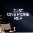 thumbnail image 2 of Handmadetneonsign Just One More Rep Neon Sign, Just One More Rep Neon Light, Gym Led Sign, Fitness Led Light, Wall Décor, 2 of 5
