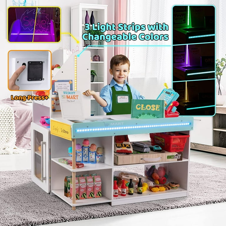 Children's cheap supermarket playset