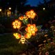 thumbnail image 5 of Estaca de jardín solar con lámpara de hierro y diseño de mariposa, luz decorativa para exteriores en jardín, patio, macizo de flores, resistente a la intemperie, 81.5 cm, 5 of 8