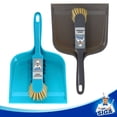 thumbnail image 7 of MR. Siga Dustpan and Brush Set, Pack of 2, Blue & Grey, 7 of 7