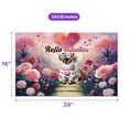 thumbnail image 5 of Hello Valentine’s Day Siamese Flower Crown Romantic Pink Floral Doormat Cat Lover Kitten Owner Gifts Indoor Outdoor Welcome Mat - 00031, 5 of 5