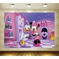 thumbnail image 3 of Disney-Fondo de vinilo de Mickey Mouse para fiesta de Cumpleaños de Niños, paño de pared de Minnie Mouse, decoración para Baby Shower, 3 of 4