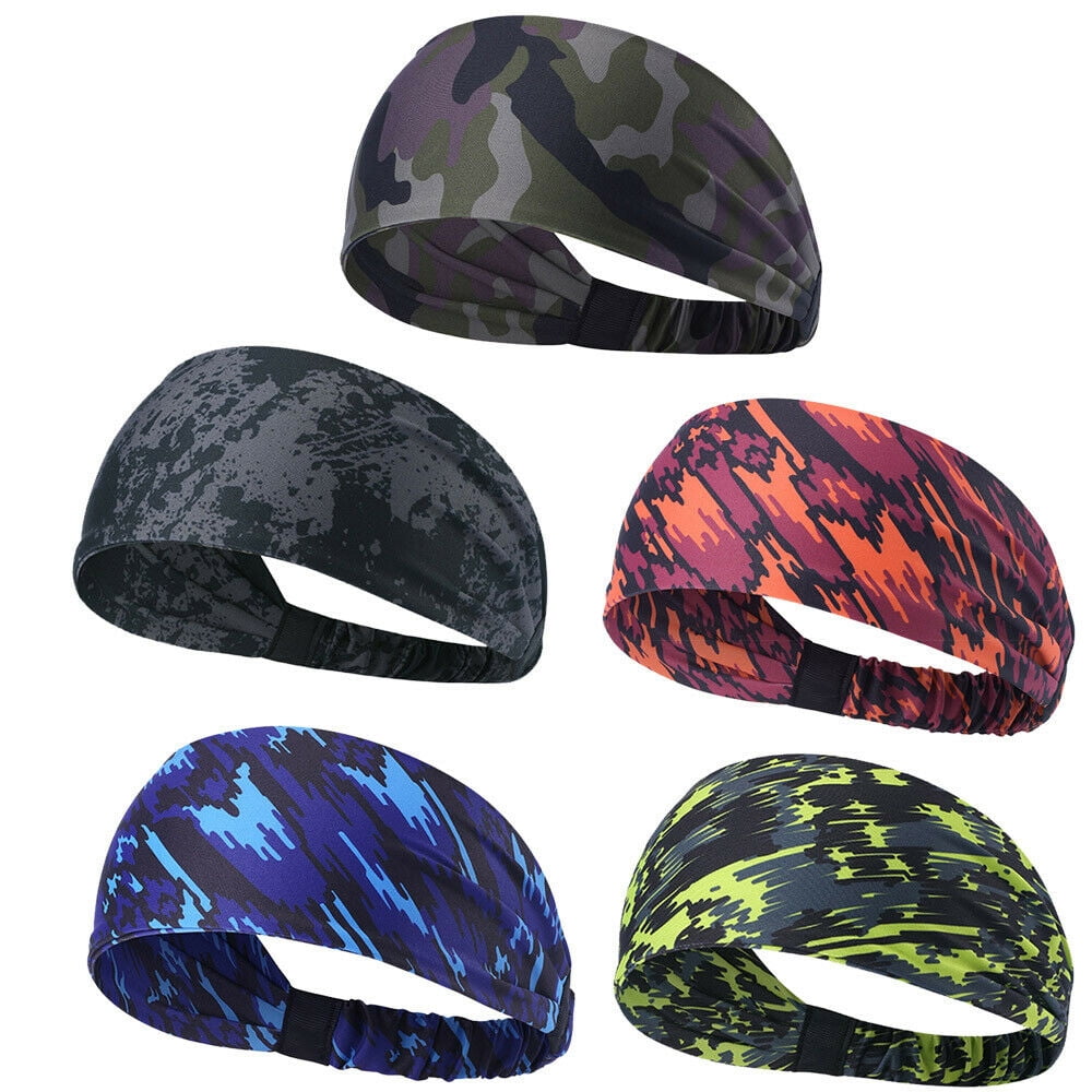 Headbands Sweatbands for Men Mens Absorbent Sweat Bands Headband