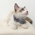 thumbnail image 2 of Arnés de cuello de Bowknot de campana pequeña reflectante ajustable para mascotas, perros y gatos Ola negro Sunnimix Pequeña campana de gato para mascotas, 2 of 8
