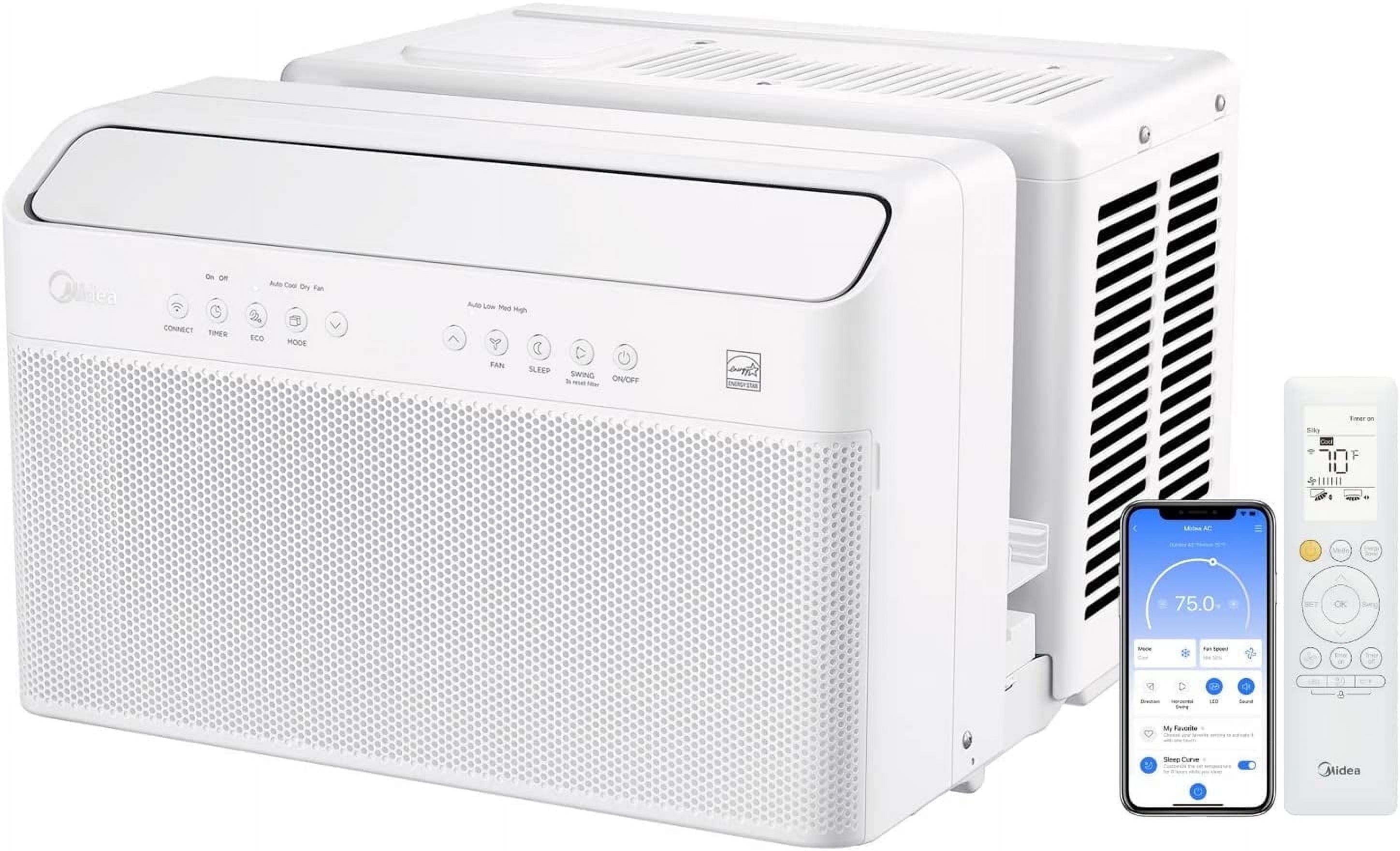 Midea ポータブルエアコン ホワイト Amazon.com: Midea 8,500 BTU ASHRAE (5,000 BTU SACC) Portable