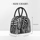 thumbnail image 2 of Easygdp Optical Zebra Illusion Bolsa de Almuerzo Insulada Grande, Forro de Aluminio, Diseño Espacioso, a Prueba de Fugas, Ideal para Trabajo, Picnics, Viajes y Actividades al Aire Libre, 2 of 6