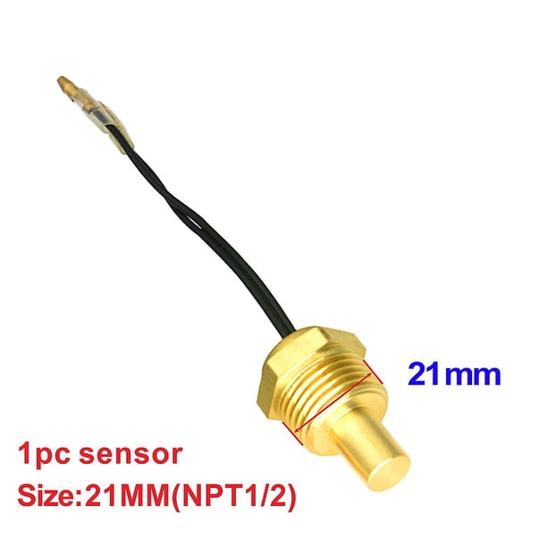 Universal Water Temperature Sensor Car Temperature Sensor Water Temperature Gauge 12v/24v 10mm 12mm 14mm 16mm 17mm 18mm 21mm