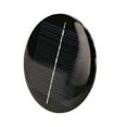 thumbnail image 1 of 60mm Round Polycrystalline Silicon Solar Panel, 0.28W 5V 56mA, IP65 Waterproof DIY Epoxy Solar Module for Solar-Powered Models, Toys, Lights, Small DC Battery Charging & Educational Projects,, 1 of 7