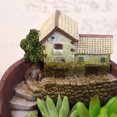 thumbnail image 3 of Adornos de jardín de doble capa, maceta para jardín, hierbas, flores, cactus, sedum, suculentas, bonsái, jardinera, artesanías de resina para el hogar y la tienda., 3 of 5