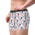 thumbnail image 2 of Uemuo American Gnomes Pattern Men's Boxer Briefs,Trunk Anti-Chafing,Comfortable, Durable, and Stylish Underwear-, 2 of 9
