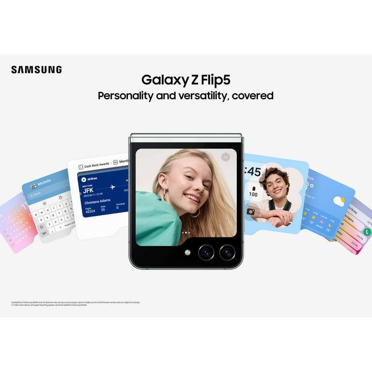 Samsung Galaxy Z Flip5 Cell Phone, Factory Unlocked Android Smartphone, 256GB, Compact, Foldable Design, One-Hand Control, Best Selfies, Full Cover Samsung Galaxy Z Flip5 Cell Phone, Factory Unlocked Android Smartphone, 256GB, Compact, Foldable Design, One-Hand Control, Best Selfies, Full Cover