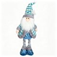thumbnail image 3 of Sahpxhe Christmas Gnomes Plush Decor, 21 inch Adorable Blue Winter Standing Stuffed Toy for Home Table Fireplace Indoor Decorations, 3 of 6