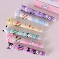 thumbnail image 4 of 6-36pcs New Cartoon Sanrio 10 Colors Ball Pen Cute Colorful Graffiti Hand Account Marker Pen Stationery Wholesale, 4 of 5