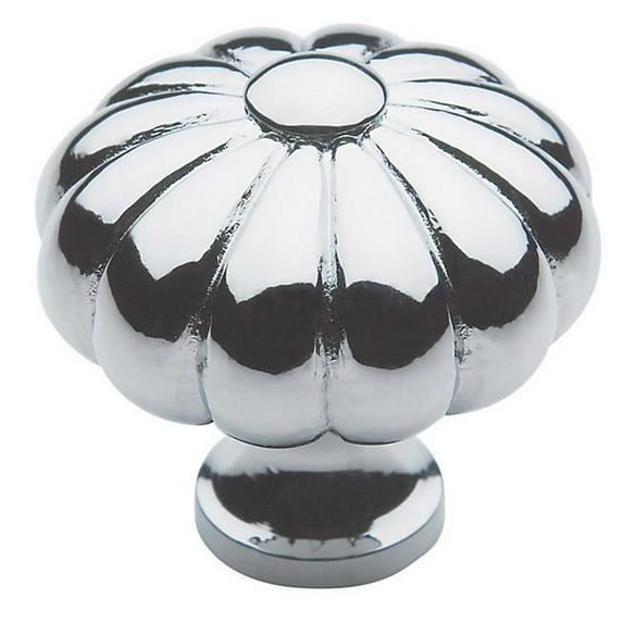 Baldwin 4458260 1.25 Melon Cabinet Knob - Polished Chrome