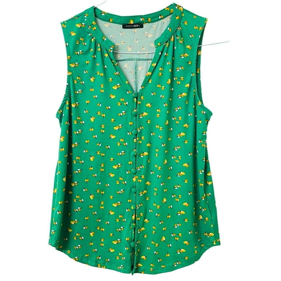 PaperMoon Women's Tunic Style Sleeveless Top - Size Medim