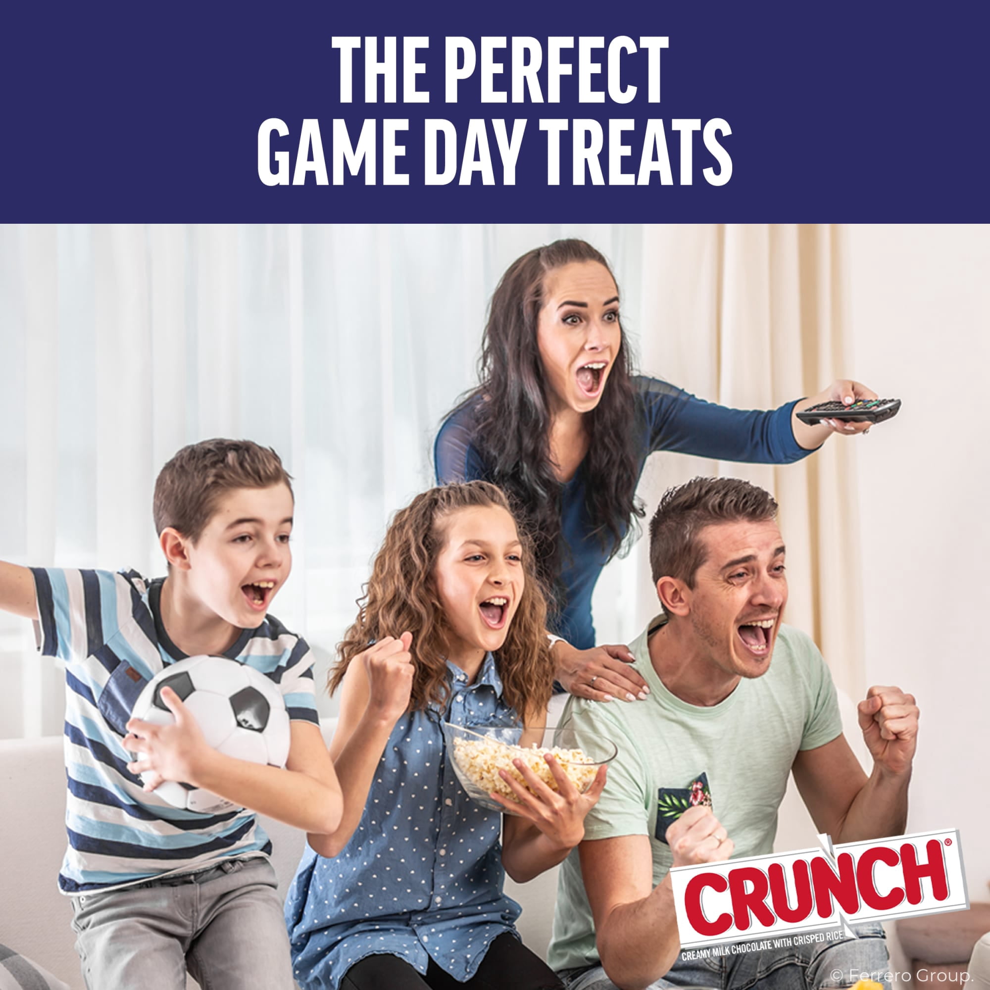 Buncha CRUNCH Candy, Pieces of Creamy Milk Chocolate with Crisped Rice, Movie Theater Candy, Concession Box, 3.2 oz