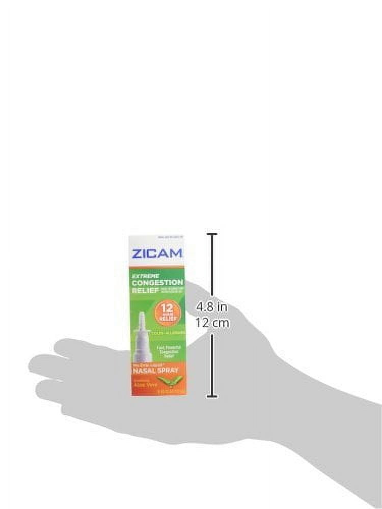 Zicam Extreme Congestion Relief Nasal Spray, 0.5oz. Bottles, Fast Powerful Relief for Nasal Congestion from Colds or Allergies (Pack of 2)