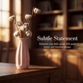 thumbnail image 3 of Unique Bargains Small Ceramic Matte Ribbed Flower Vase Pink 2.4"L x 2.4"W x 5.1"H, 3 of 7
