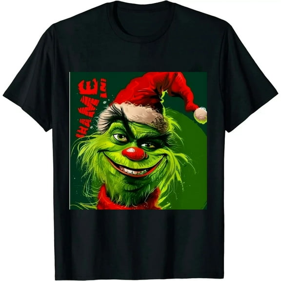 Christmas Women Cartoon Print Men Holiday Shirt Christmas Movie Fans Gift for Adults