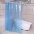 thumbnail image 1 of Cortinas de ducha resistentes al moho, cortinas impermeables de EVA, azules, 1 of 5