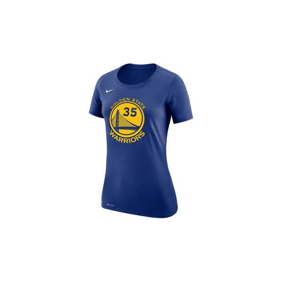 NIKE MENS NBA Golden State Warriors T-Shirt "Blue- Kevin Durant Name & Number" 871408 497 871408 497 from Stadium Goods