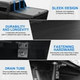 thumbnail image 6 of 6.5FT Aluminum Retractable Hard Truck Bed Tonneau Cover with Password Lock For Chevy Silverado 1500 2014-2023, 6 of 7