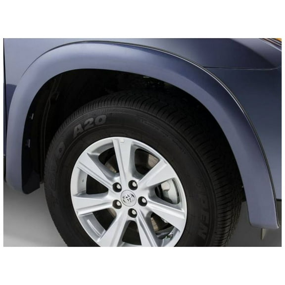 Bushwacker by RealTruck OE Style Factory Front Fender Flares | 2-Piece Set, Black, Smooth Finish | 30029-02 | Compatible with 2011-2013 Toyota Highlander (Excludes Hybrid)