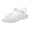 Silver, variant on Xfvqtps Girls Sparkling Jelly Shoes Beach Sandals Open Toe Summer Waterproof Princess Gladiator Shoes