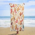 thumbnail image 3 of Delicious Pizza Burger Microfiber Lightweight Beach Towel Quick Dry Absorbent Thin Towels for Swimming Pool Camping Beach Easy for Vacation Essentials, 3 of 7