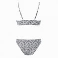 thumbnail image 4 of NOLDARES Women's Ribbed Bikini Sets Scoop Neck Cheeky Swimsuit Two Piece Bathing Suit(Black,L), 4 of 7