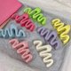 thumbnail image 3 of Pinza para el cabello Macaron Color Series Pinza grande para el cabello con agarre Forma ondulada Brillante Parte posterior Cabeza Pinza para el cabello Shark Accesorios para el cabello, 3 of 8