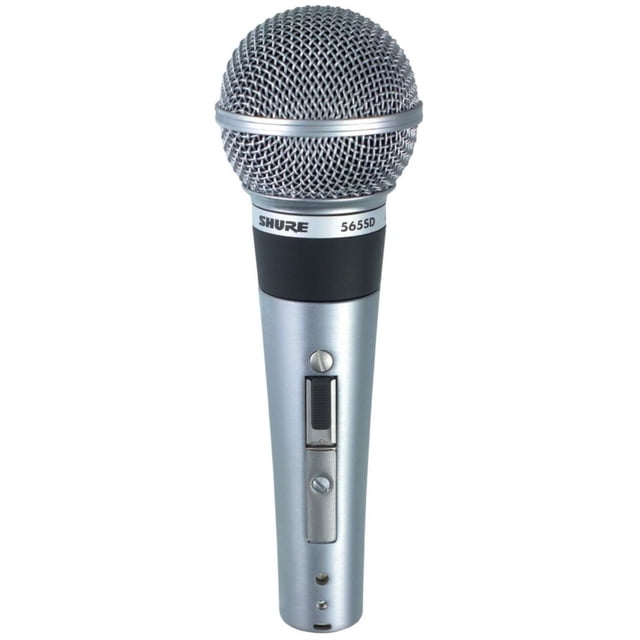 Micrófono Shure 565SD-LC Dinámico Cardioide Alámbrico Unidireccional Plateado
