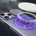 thumbnail image 5 of Ancove for iPhone 14 Rugged Case,[Compatible with Mag Safe] Magnetic Ring Holder Kickstand Shockproof Military Grade Drop Protection Phone Cover Case for Apple iPhone 14,Purple, 5 of 6