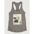 thumbnail image 3 of Botanical Drawings And Notes Racerback Tank Women -A. Descubes Designs, Female x-Small, 3 of 4