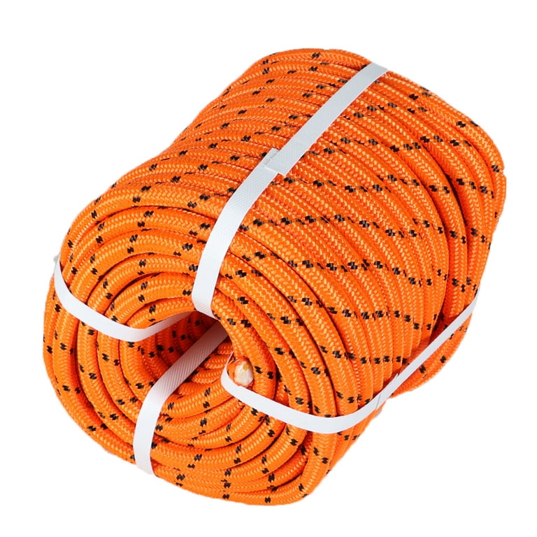 SHZAITOR 1/2 Inch x100/150/ 200 FT Double Braid Polyester Arborist Rigging  Rope,Nylon Pulling Rope Arborist Rigging Rope Sailing Rope for Camping