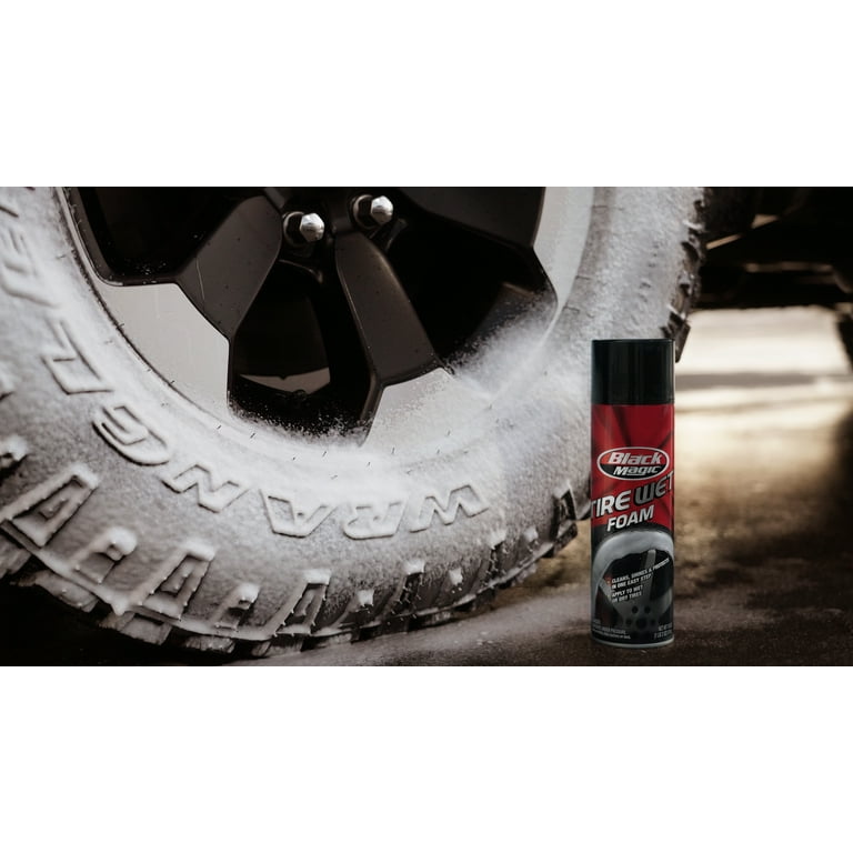 Black Magic 18 oz. Tire Wet Foam - Car Protectant and Black Magic 18 oz. Tire Wet Foam - Car Protectant and