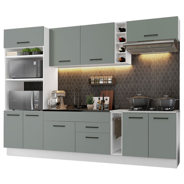 Cocina Integral Completa Modular Madesa Agata 290cm BG 02