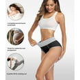 thumbnail image 4 of wirarpa Women's Cotton Underwear High Waist Briefs Panties 4 Pack Sizes 5-10, 4 of 6