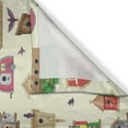 thumbnail image 3 of Ambesonne Birdhouse Kitchen Curtains, Human Made Bird Nest Art, 55"x45", Cream Multicolor, 3 of 3