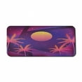 thumbnail image 1 of Tropical Computer Mouse Pad, Abstract Vivid Colors Creative Artwork with Palm Trees Striped Sun and Starry Sky, Rectangle Non-Slip Rubber Mousepad X-Large, 35" x 15", Multicolor, by Ambesonne, 1 of 2