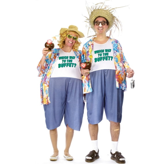 Disfraz Fun World Tacky Traveler para hombre adulto con cintura de aro