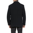 thumbnail image 5 of BGSD Mens Mark Classic Wool Blend Pea Coat (Big & Tall), 5 of 6