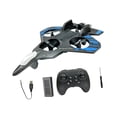 thumbnail image 4 of Avión planeador de ala fija RC Jet, juguete con control remoto, modelo de avión de espuma EPP para principiantes azul, 4 of 9