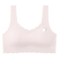 thumbnail image 2 of Bxsruta Teen Girls Wirefree Cotton Padded Training Bra Soft Breathable First Bra for Adolescents Daily Wear Medium Support, 2 of 7