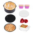 thumbnail image 1 of Air Fryer Accessories， Universal XL Kit for Tower Duronic and Phillips (3.3QT)， Set of 7-8 Inch, 1 of 5