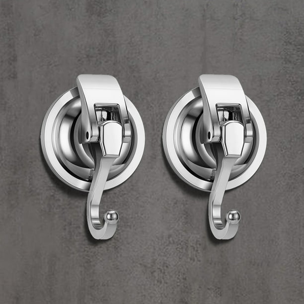 Ganchos de ventosa de vacío de servicio pesado Perchas de succión reutilizables sin rastro, 2 uds., extraíbles para cocina de baño