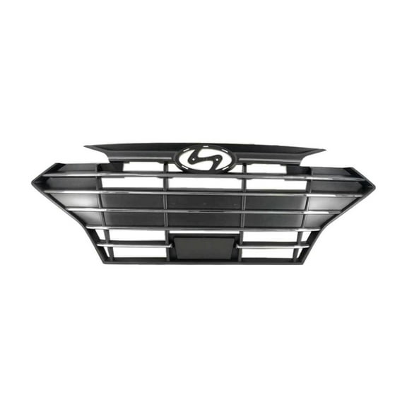 New  OE Chrome And Black Front Grille Replaces 86350F3520 One Piece fits 2019-2020 Hyundai Elantra::USA built models