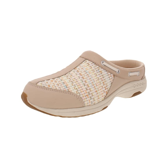 Easy Spirit Womens Travel Port 96 Woven Slip On Mules Beige 9 Narrow (AA,N)